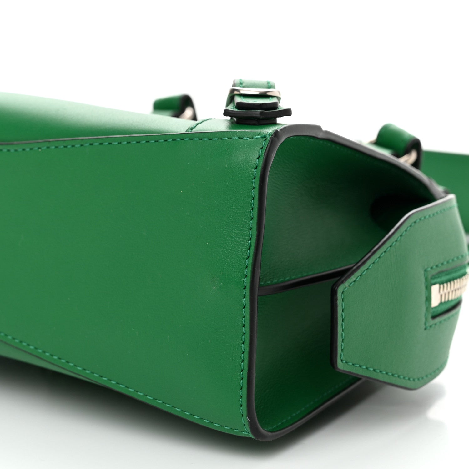 Balenciaga Smooth Calfskin Neo Classic Silver Hardware Mini City Grass Green 10 of 10
