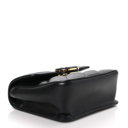 Gucci Calfskin Quilted Mini Deco Shoulder Bag Black 4 of 10