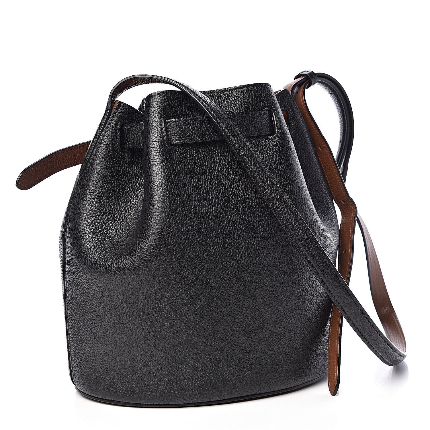 Mulberry Small Classic Grain Calfskin Small Abbey Bucket Bag Black 4 of 14