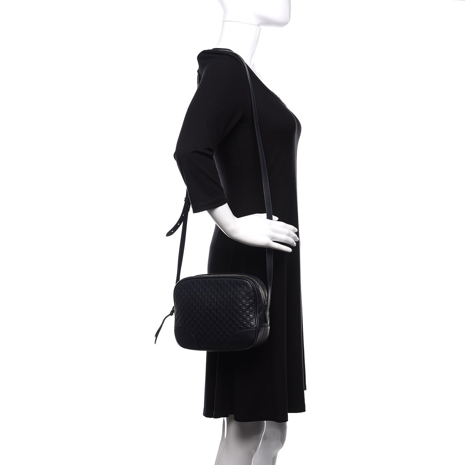 Gucci Soft Microguccissima Mini Bree Messenger Bag Blue 599250