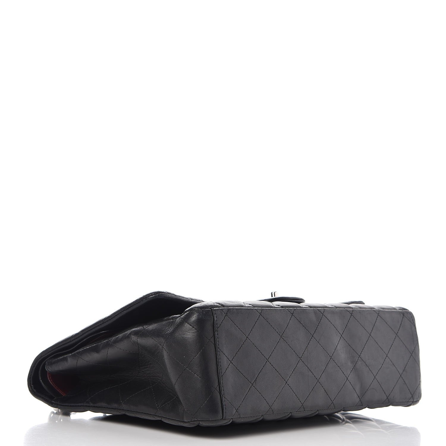Chanel Lambskin Quilted Maxi Double Flap Black 4 of 14
