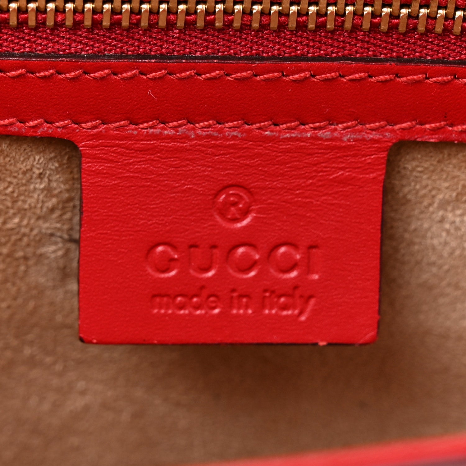 Gucci Calfskin Small Sylvie Shoulder Bag Hibiscus Red 6 of 17