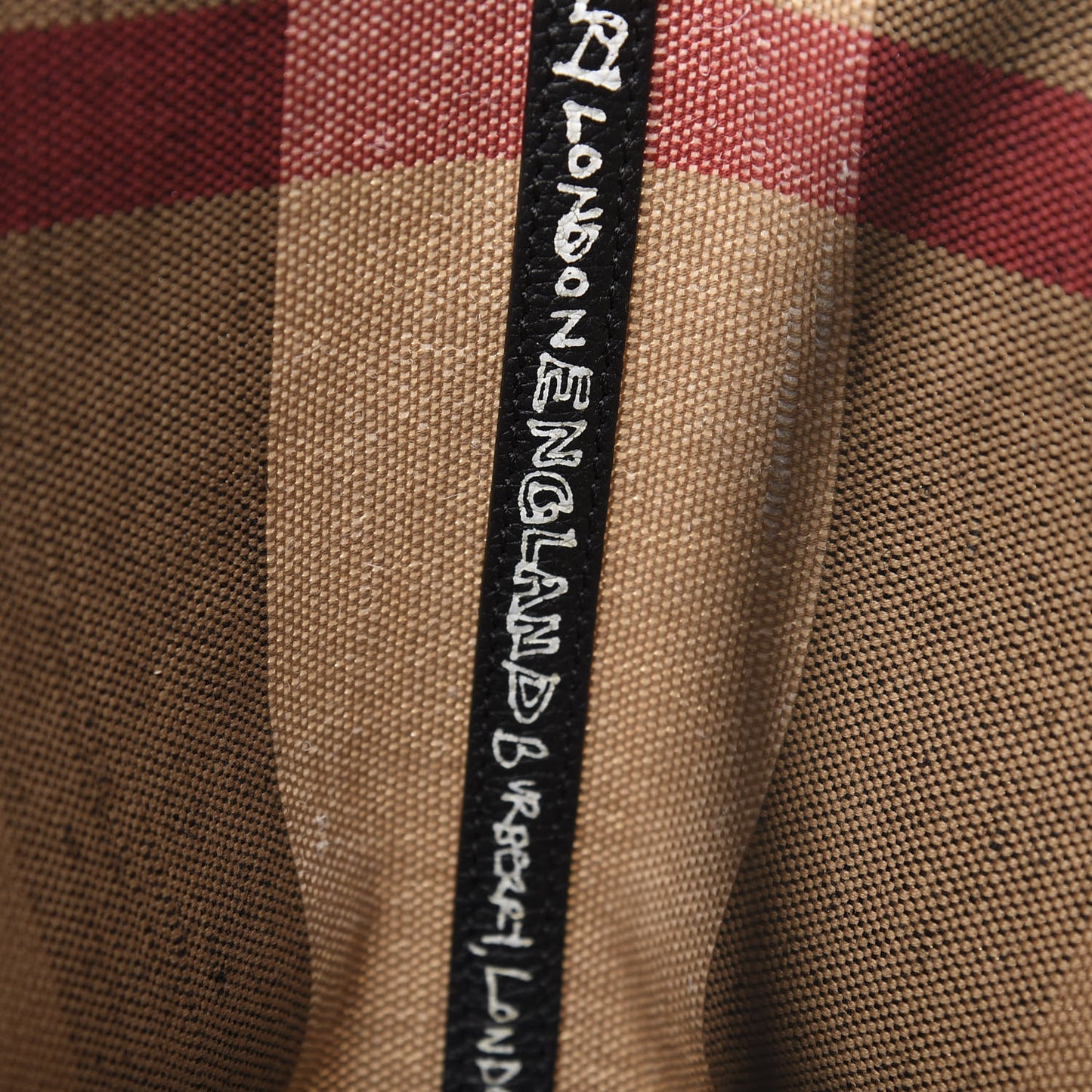 Coated Canvas Mega Check Medium Doodle Tote Black