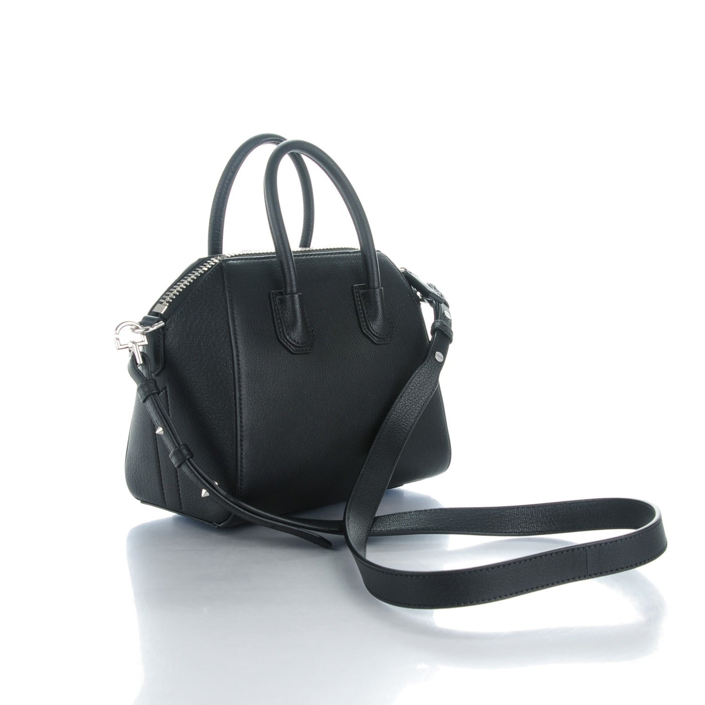 Sugar Goatskin Mini Antigona Black