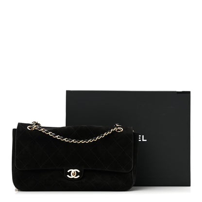 Chanel Suede Calfskin Small Souplissimo Maxi Flap Black 12 of 12