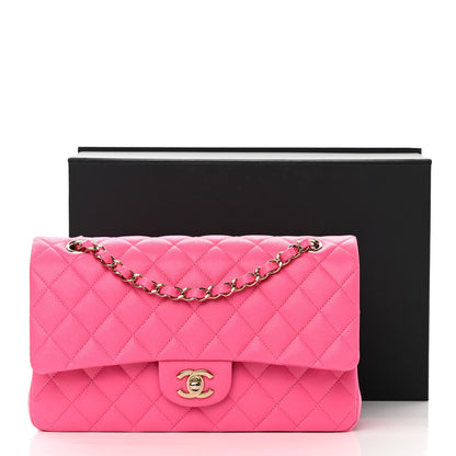 Chanel Caviar Quilted Medium Double Flap Rose 11 of 11