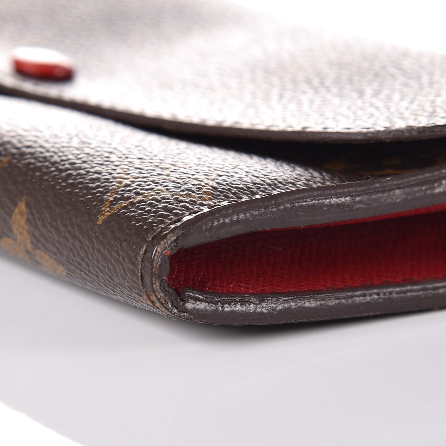 Monogram Emilie Wallet Red