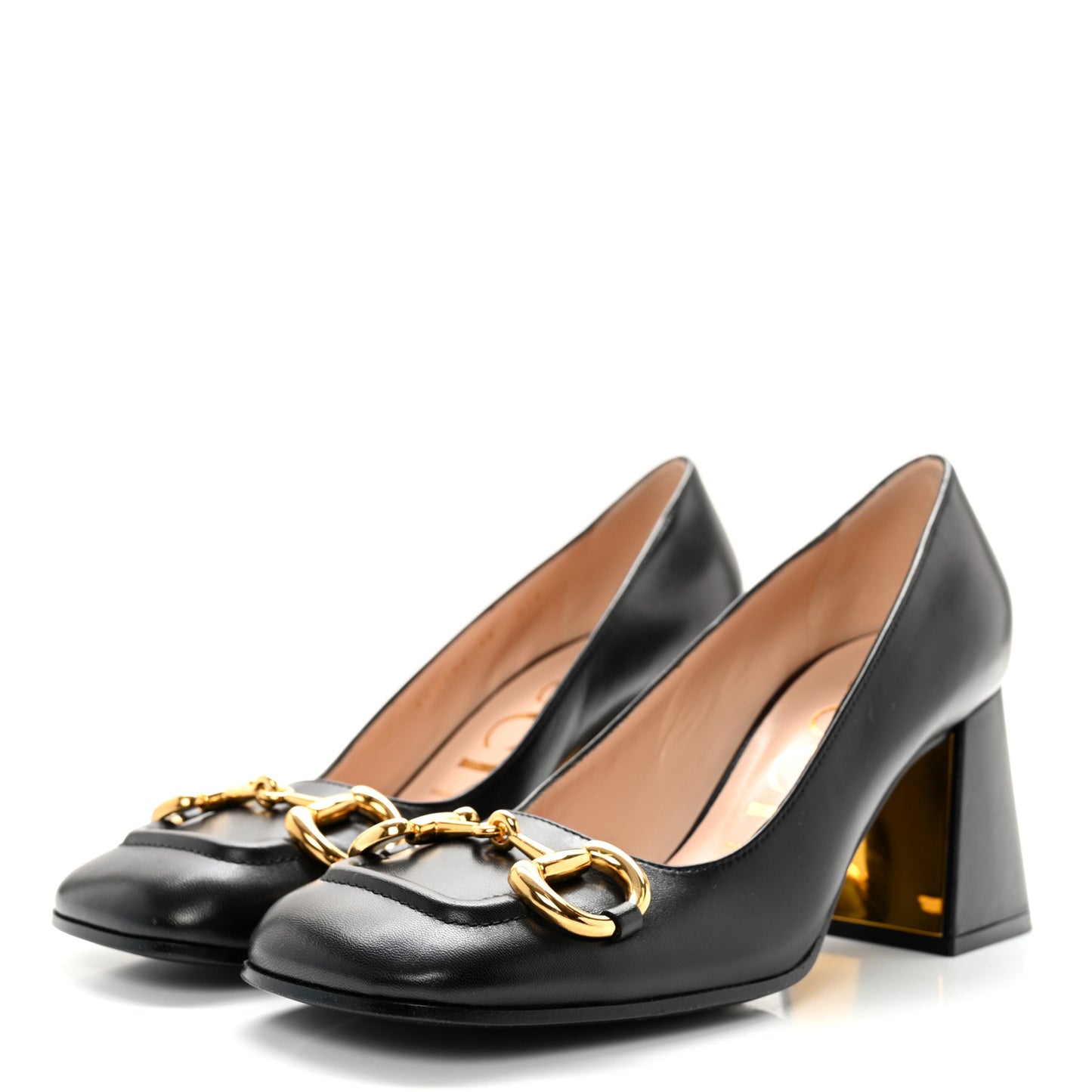 Malaga Kid Horsebit 75mm Pumps 38 Black