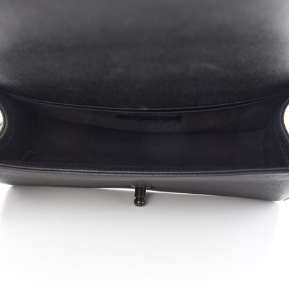 Chanel Caviar Quilted Medium Boy Flap So Black 5 of 9