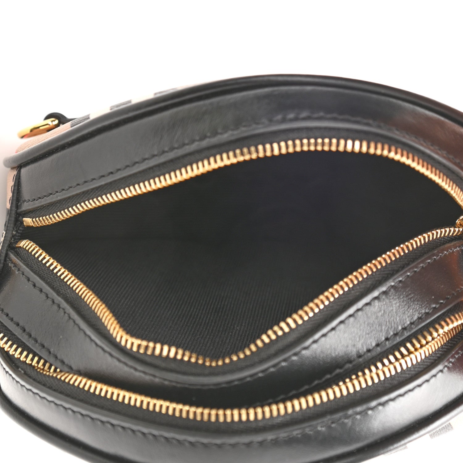 Burberry E-Canvas Calfskin Icon Stripe Louise Bag Archive Beige 5 of 8