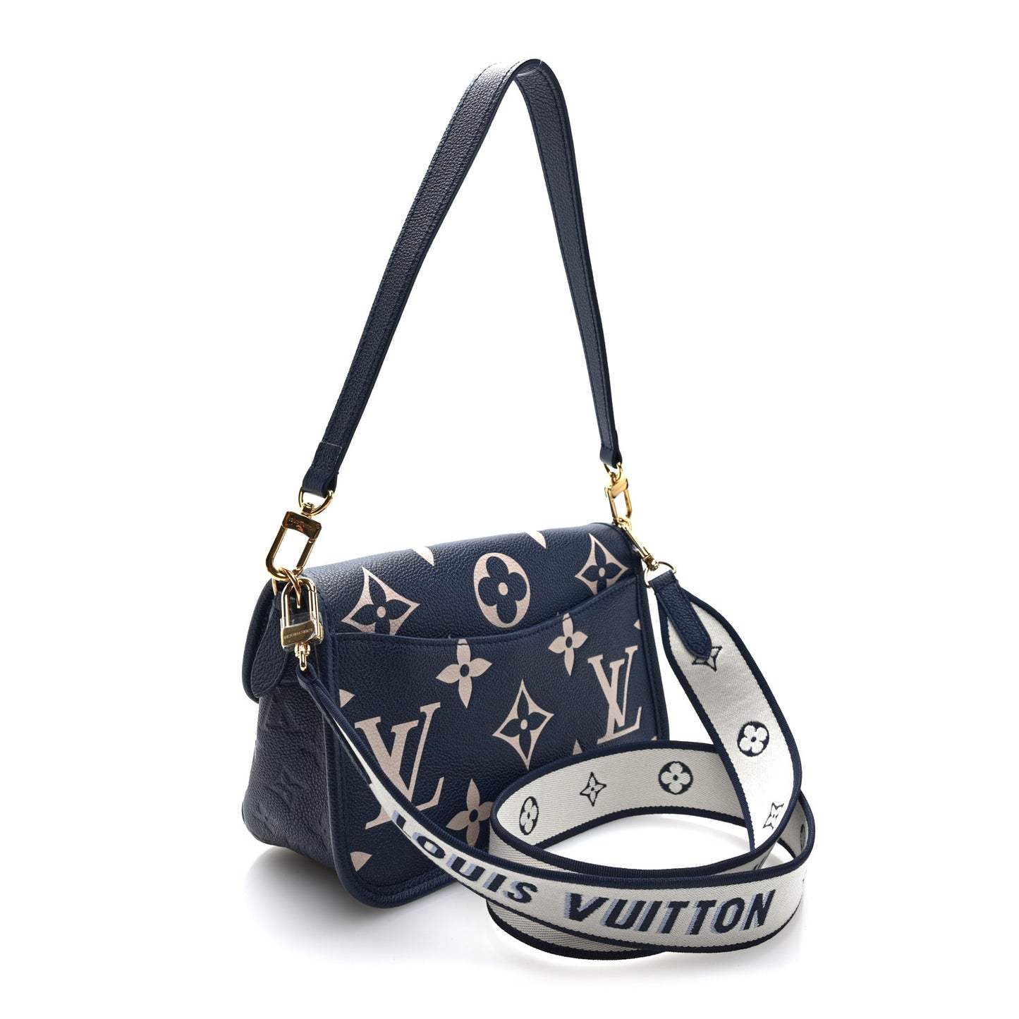 Empreinte Giant Monogram Diane Navy Creme
