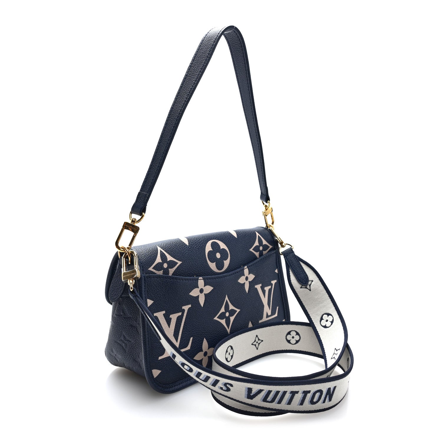 Louis Vuitton Empreinte Giant Monogram Diane Navy Creme 3 of 9
