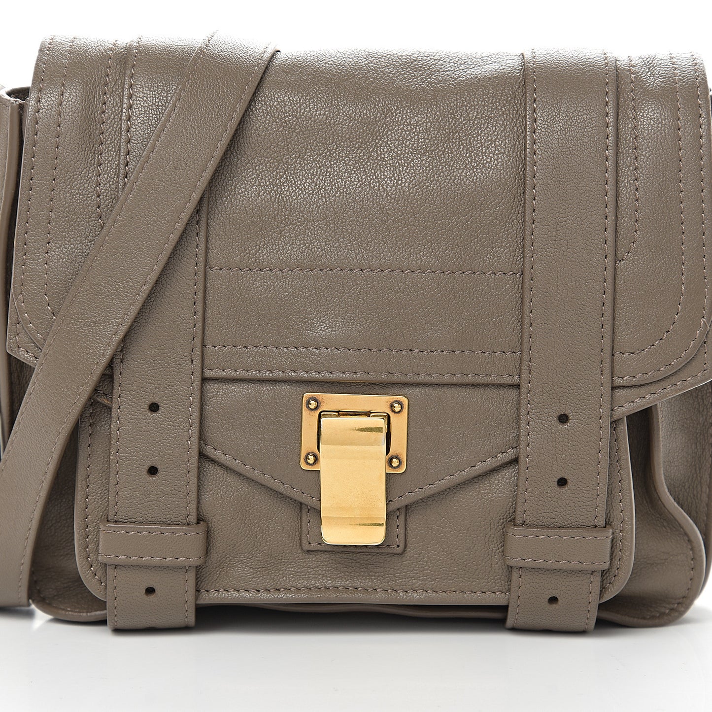 Lambskin PS1 Mini Pouch Messenger Smoke