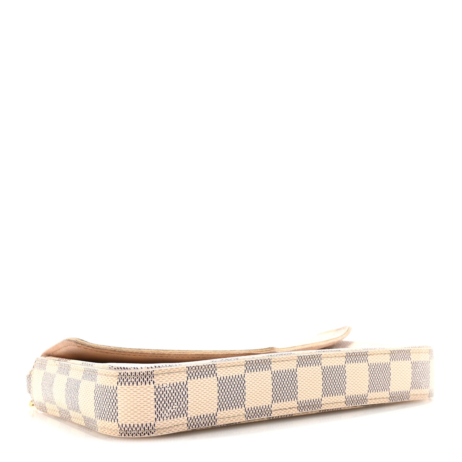 Louis Vuitton Damier Azur Pochette Felicie Chain Wallet Rose Ballerine 5 of 11