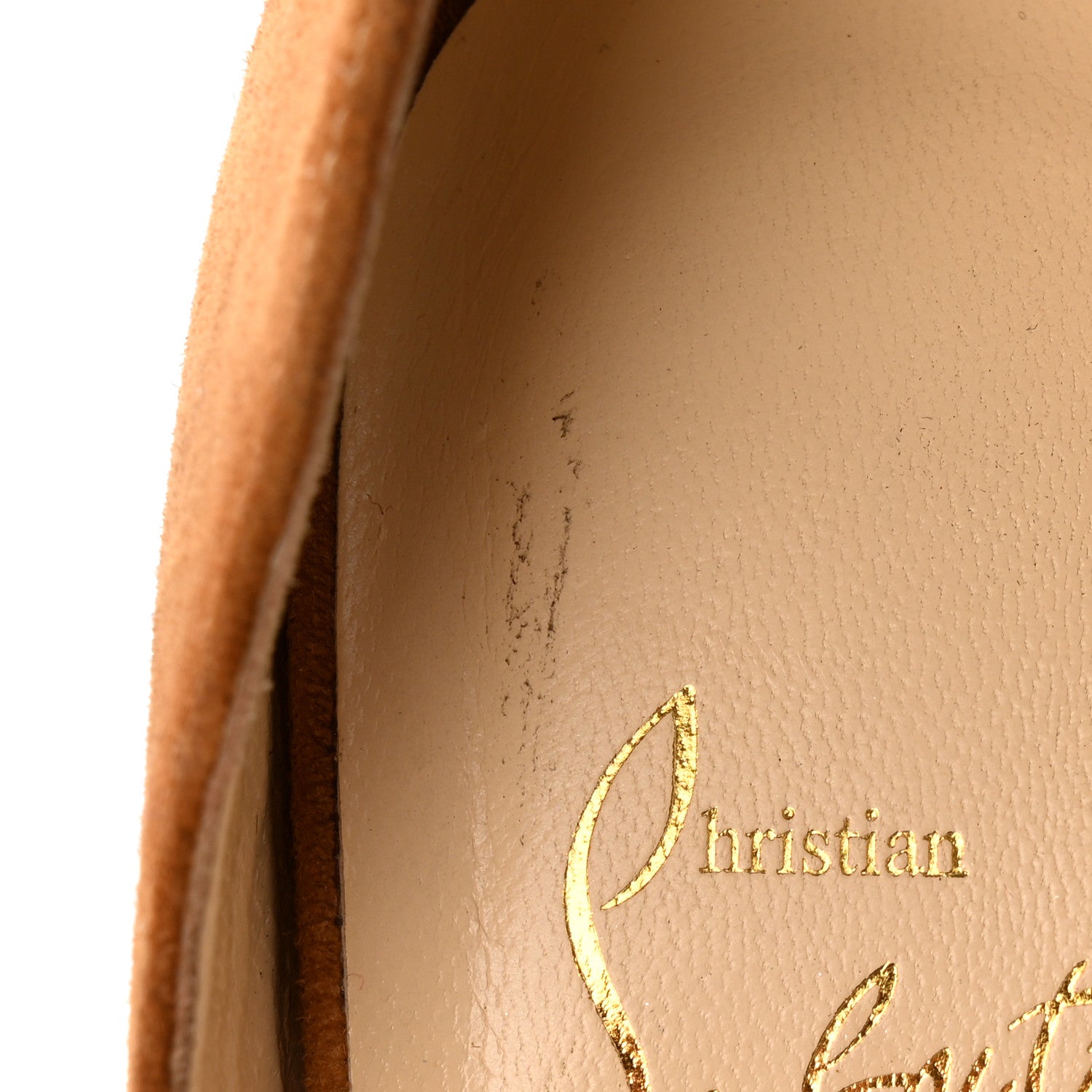 Christian Louboutin Suede Greissimo 140 Pumps 37.5 Camel 15 of 16