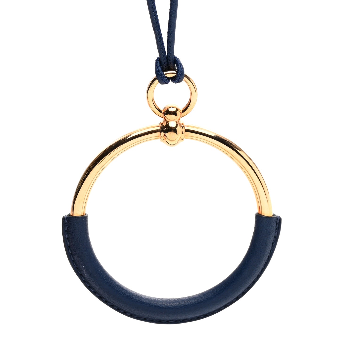 Swift Grand Loop Pendant Necklace Bleu Saphir