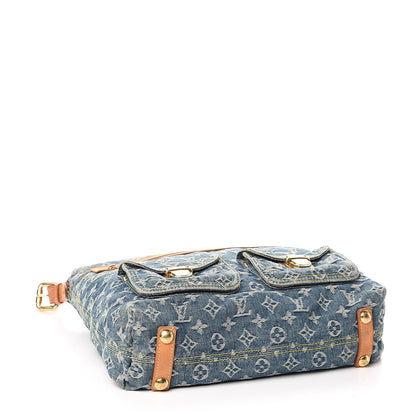 Louis Vuitton Denim Baggy GM Blue 4 of 14