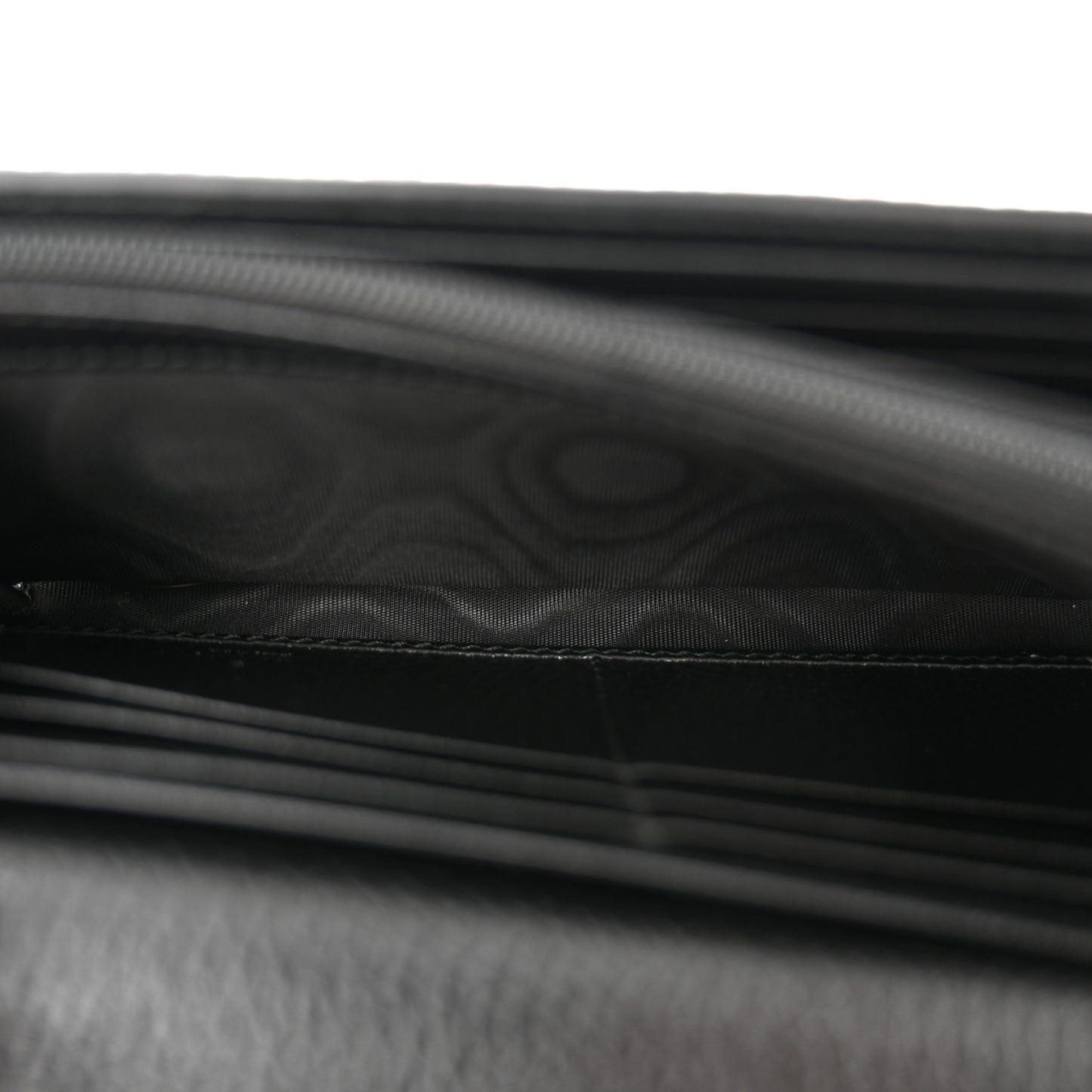 Dollar Calfskin GG Supreme Monogram Petite GG Marmont Wallet Chain Bag Black Beige Ebony
