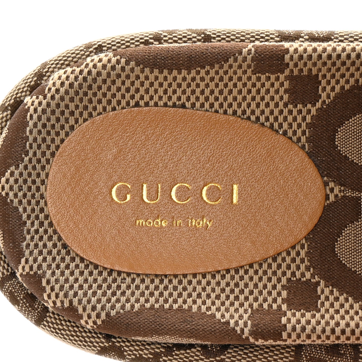 Monogram Maxi GG Angelina Platform 55mm Slide Sandals 39.5 Camel Ebony