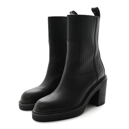 Hermes Calfskin Donia 70 Ankle Boots 36 Black 4 of 9