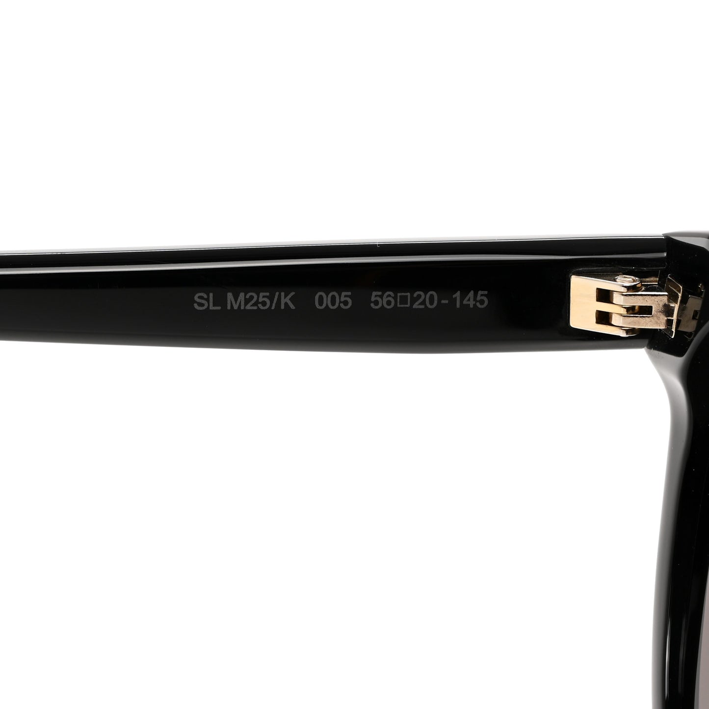 Acetate Round Sunglasses SLM25K Black Black