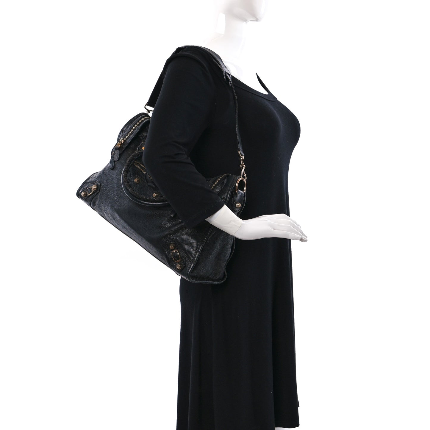 Agneau Giant 12 Gold Hardware City Black