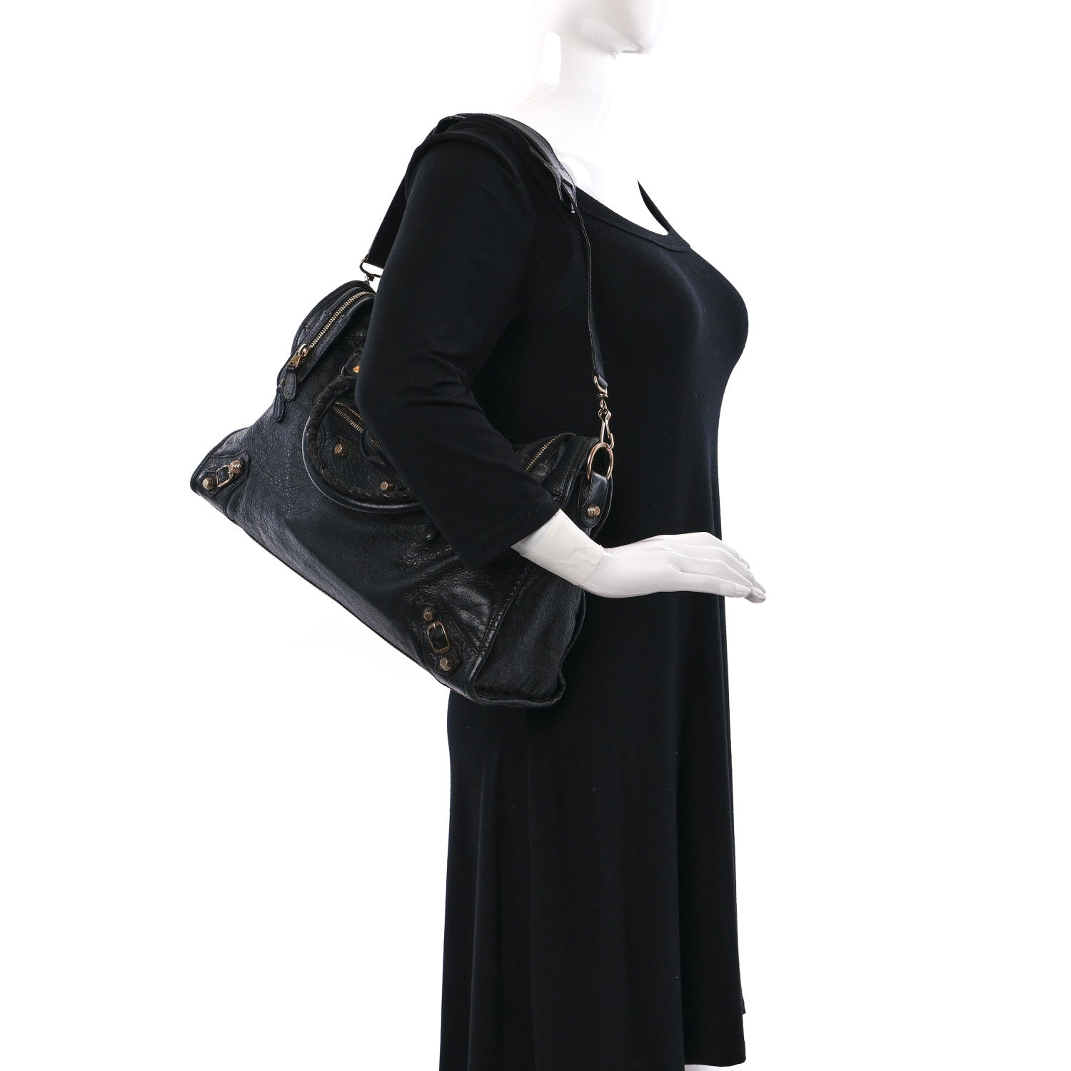 Balenciaga Agneau Giant 12 Gold Hardware City Black 2 of 8