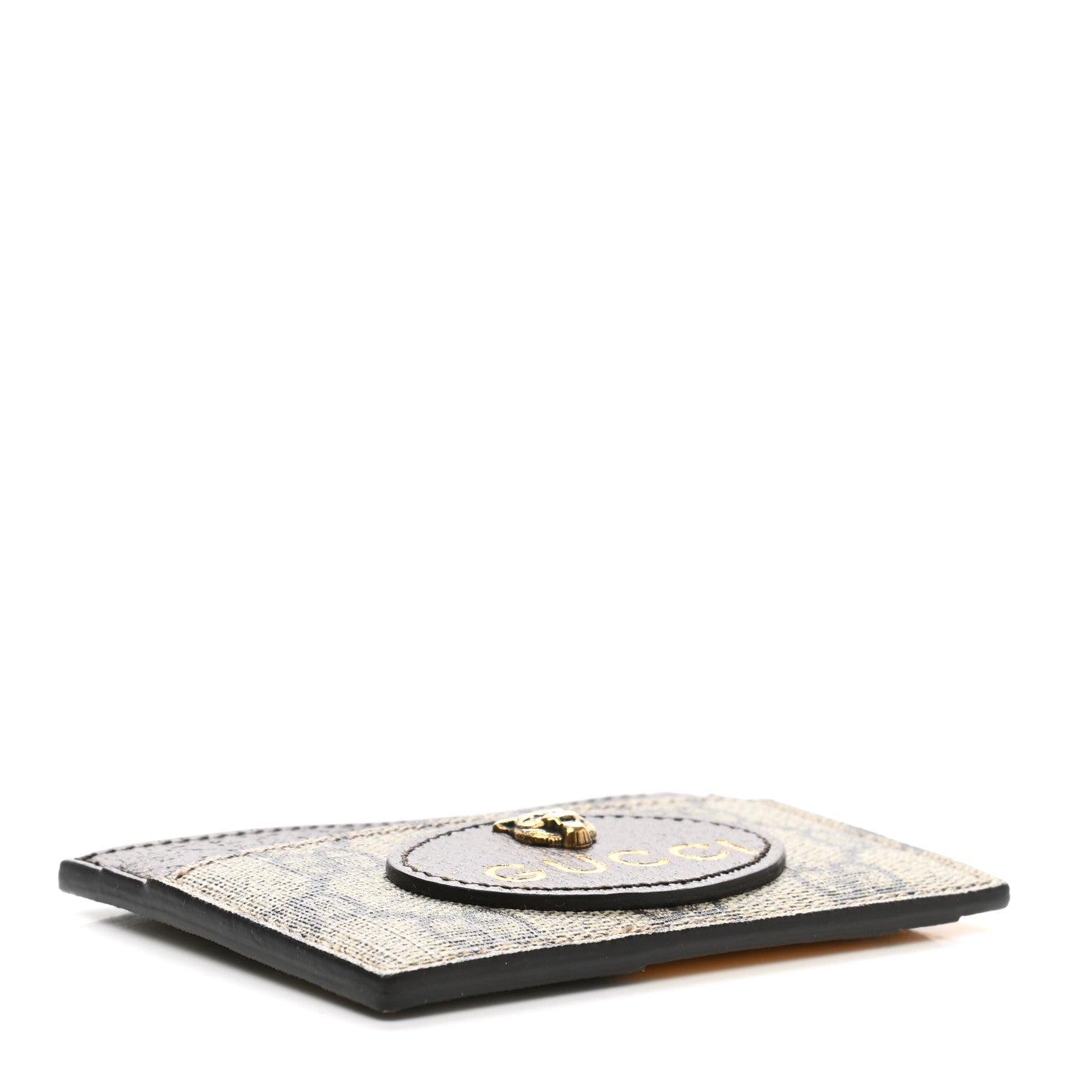 Gucci GG Supreme Monogram Neo Vintage Card Holder Beige Crop New Acero 4 of 7