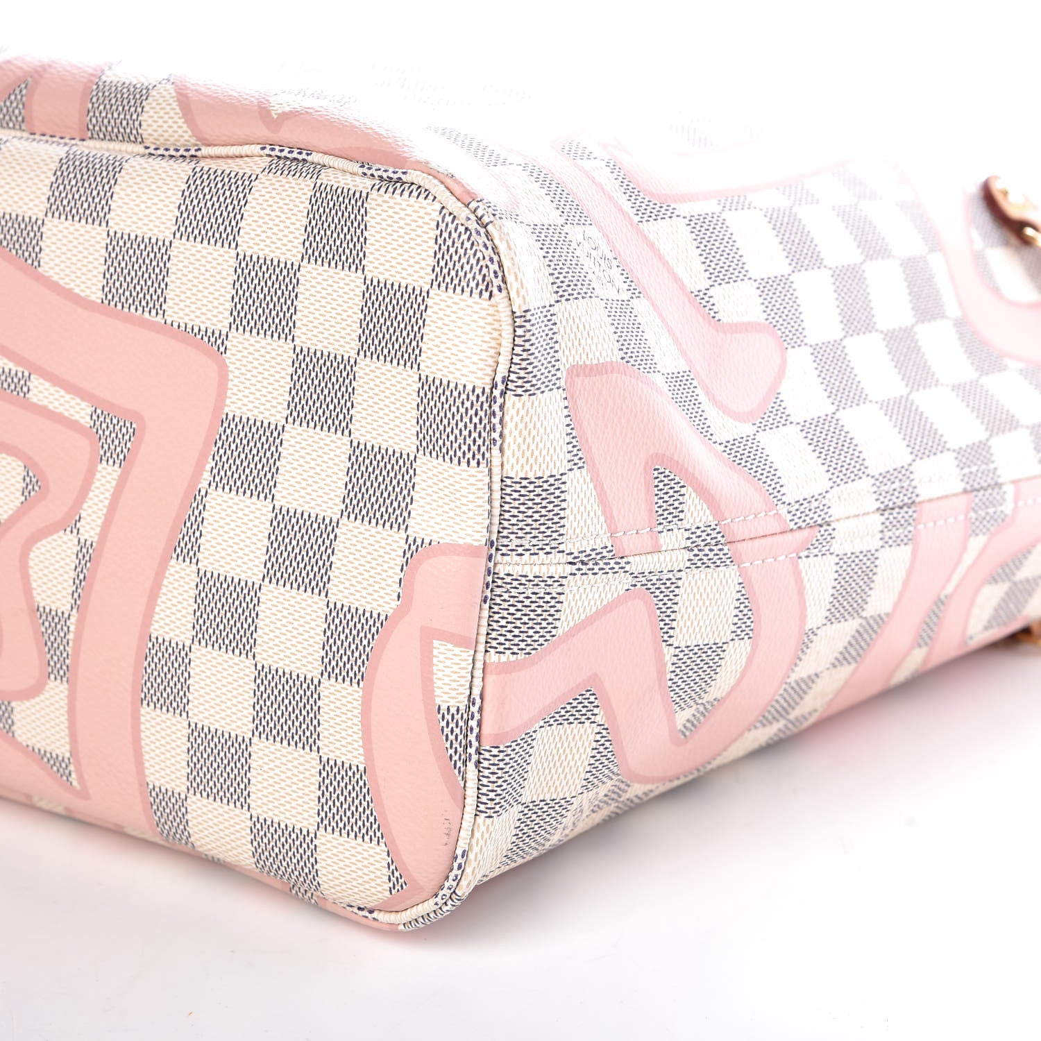 Louis Vuitton Damier Azur Tahitienne Neverfull MM 6 of 15