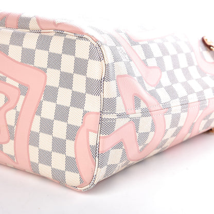 Louis Vuitton Damier Azur Tahitienne Neverfull MM 6 of 15
