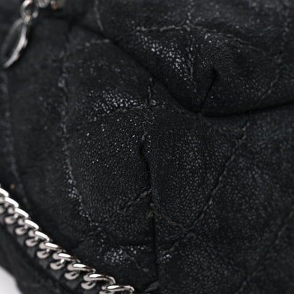 Stella McCartney Shaggy Deer Quilted Small Falabella Backpack Black 8 of 21