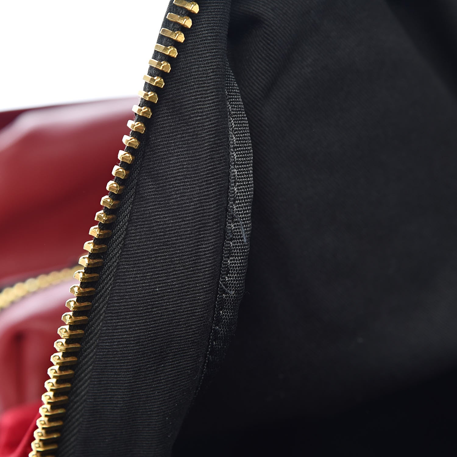 MCM Velvet Monogram Medium Stark Insignia Backpack Ruby Red 7 of 11