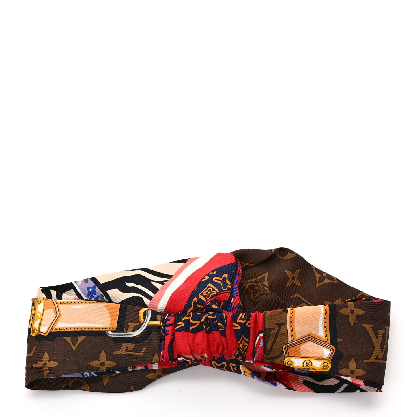 Silk Monogram Be Mindful Turban Headband