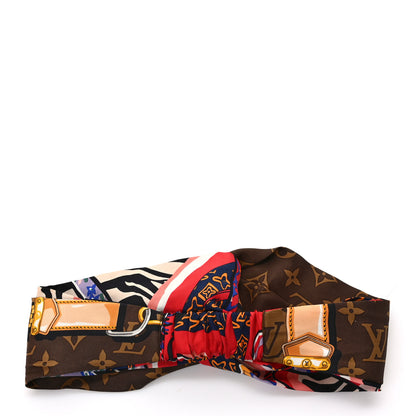 Louis Vuitton Silk Monogram Be Mindful Turban Headband 3 of 7