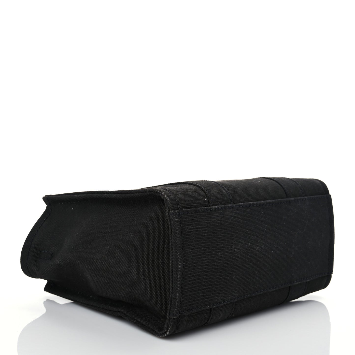 Cotton Canvas Mini The Traveler Tote Bag Black