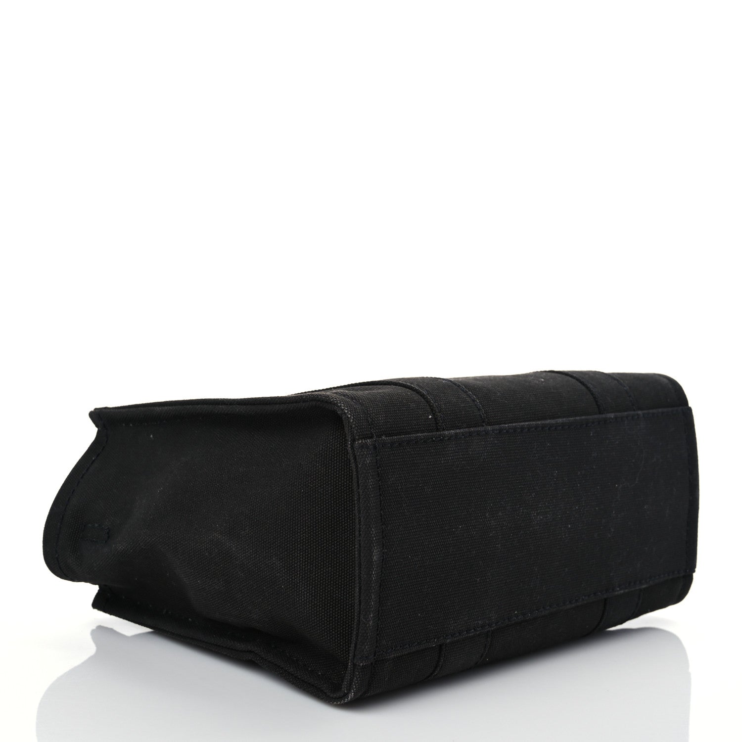 Marc Jacobs Cotton Canvas Mini The Traveler Tote Bag Black 4 of 14