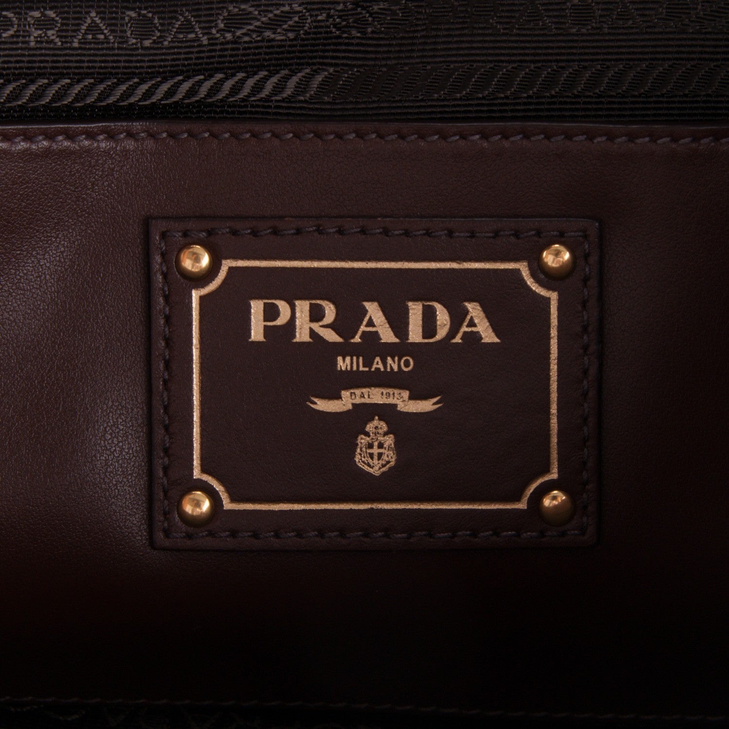Prada Soft Calf Shopping Tote Bruciato 7 of 9