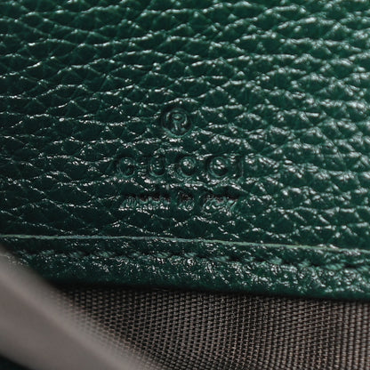 Gucci Grainy Calfskin Zumi Zip Around Wallet Vintage Green 6 of 7