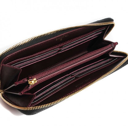 Chanel Caviar Quilted Large Gusset Zip Around Wallet Black 5 of 10