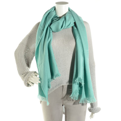 Hermes Silk Cashmere New Libris Stole Veronese 2 of 5