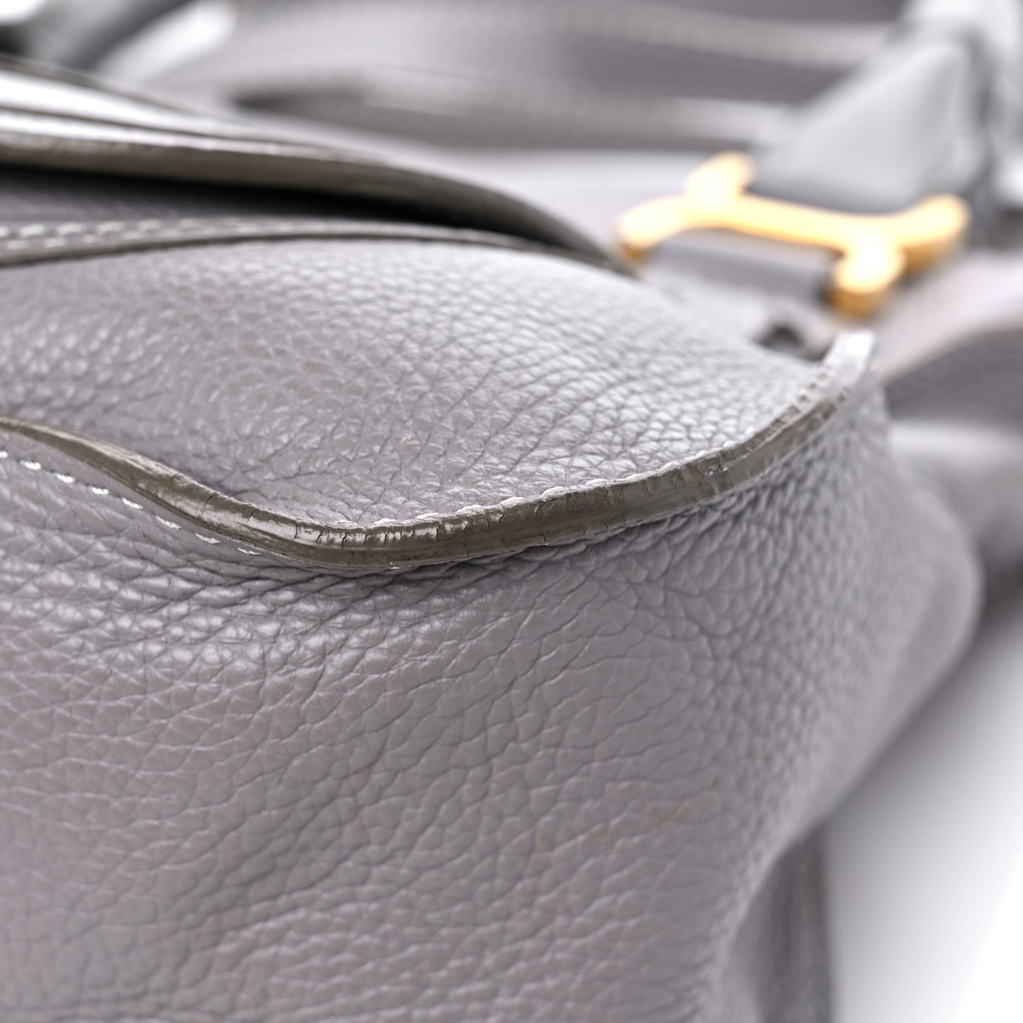 Calfskin Medium Marcie Satchel Cashmere Grey