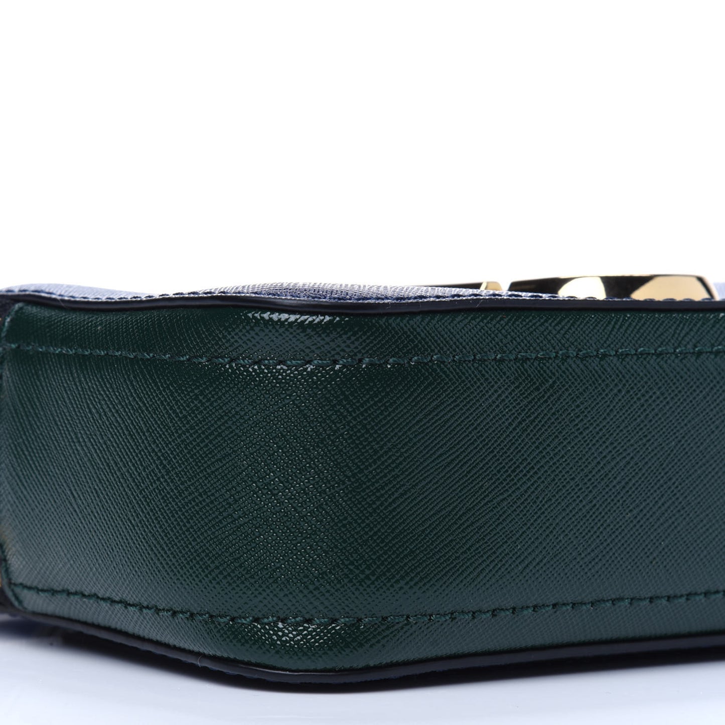 Saffiano Small Snapshot Camera Bag Blue Sea