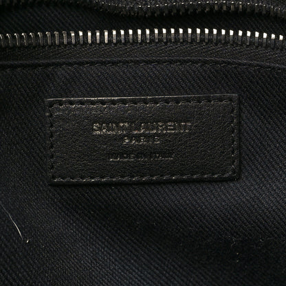Saint Laurent Linen Calfskin Souple Sac De Jour 48H Duffle Tuscany Deep 6 of 11