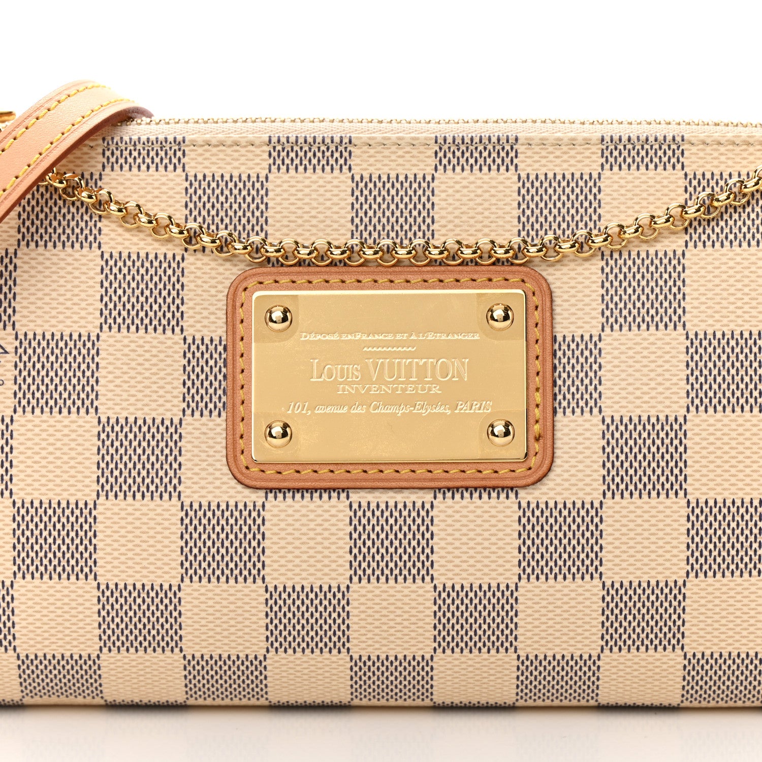 Louis Vuitton Damier Azur Eva Clutch 8 of 11