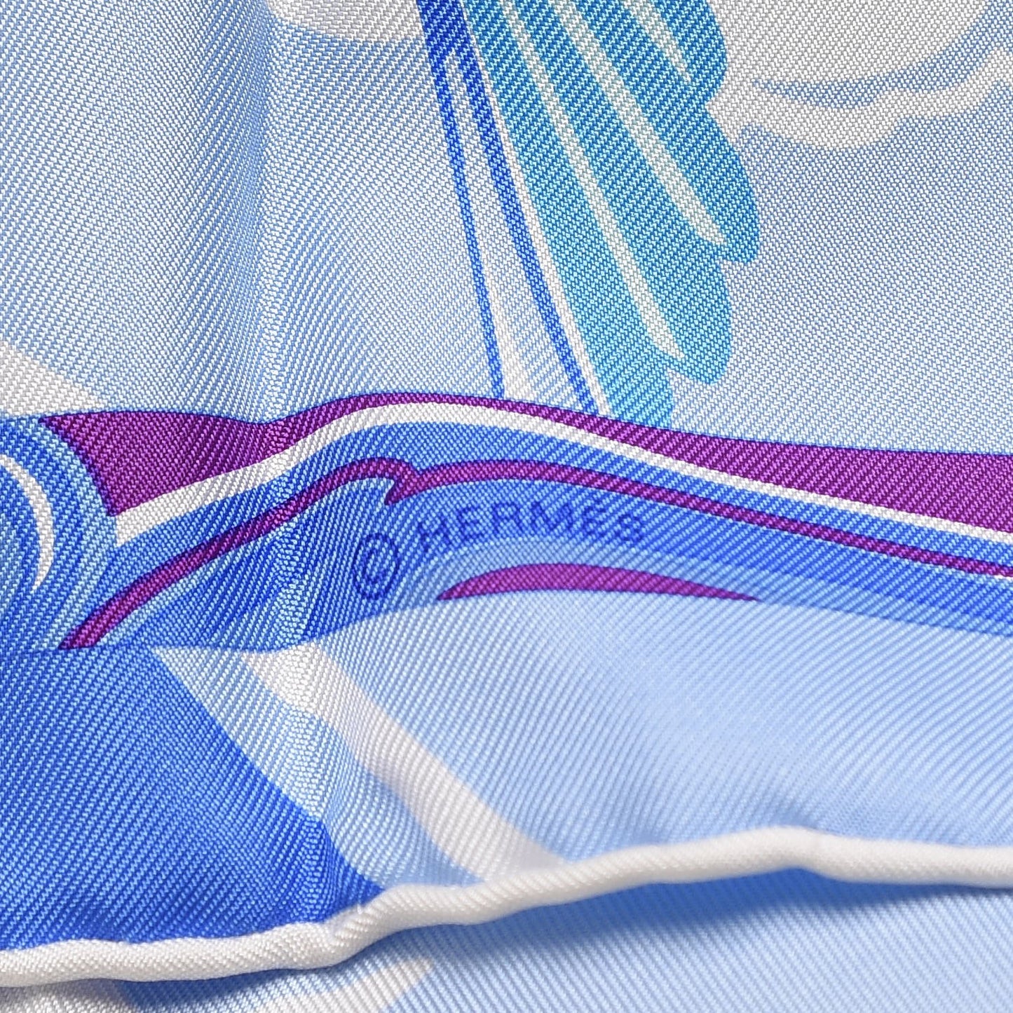 Silk De la Mer Au Ciel Scarf 90