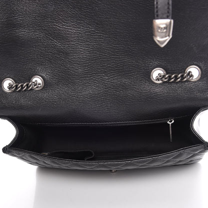 Chanel Studded Calfskin Lambskin Paris Dallas Flap Black 5 of 7