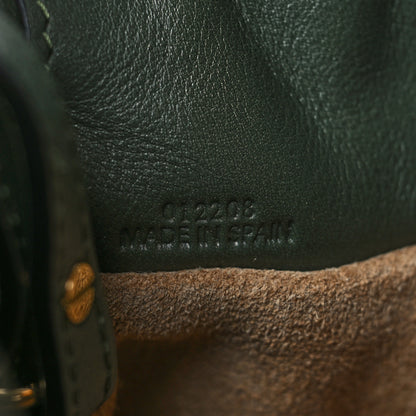 Loewe Calfskin Mini Flamenco Knot Bag Khaki 7 of 9