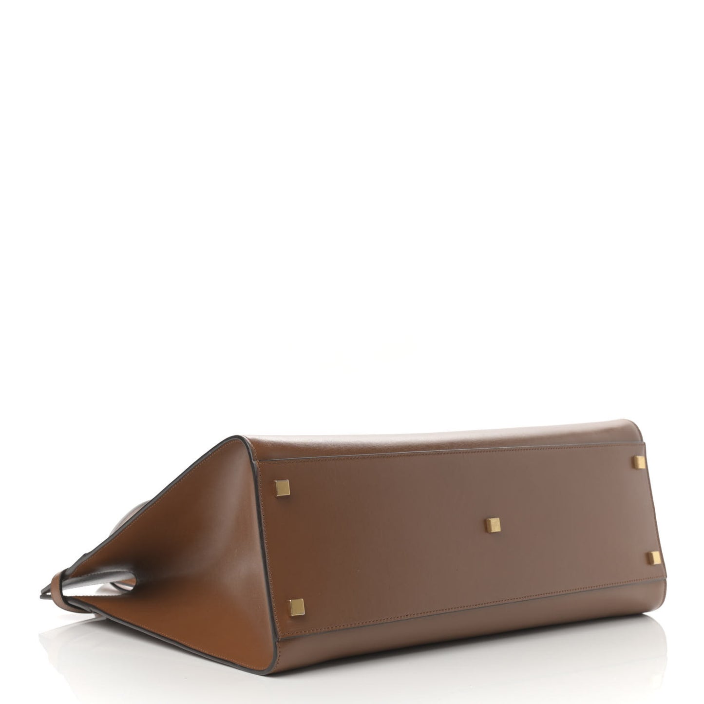 Calfskin Small Manhattan Shopper Tote Brick