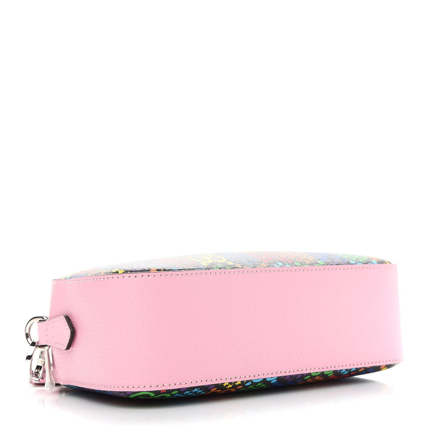 Gucci GG Supreme Monogram Psychedelic Shoulder Bag Black Multicolor Sugar Pink 4 of 9