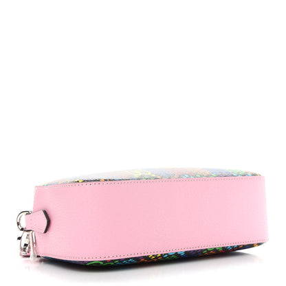Gucci GG Supreme Monogram Psychedelic Shoulder Bag Black Multicolor Sugar Pink 4 of 9